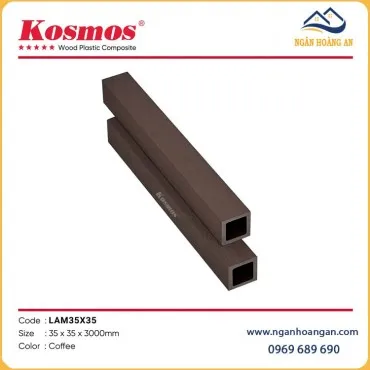 Thanh Lam Hộp Gỗ Nhựa Ngoài Trời Kosmos LAM35x35 Coffee