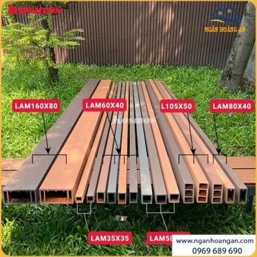 Thanh Lam Hộp Trang Trí Gỗ Nhựa Ngoài Trời Kosmos