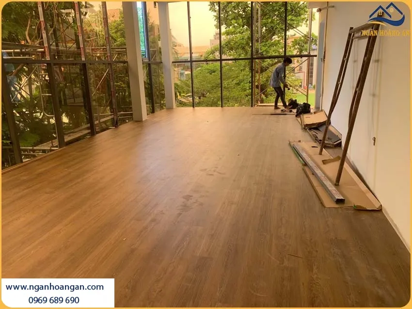 Ngân Hoàng An – Đơn Vị Lắp Đặt Sàn Nhựa Dán Keo Hàng Đầu TPHCM