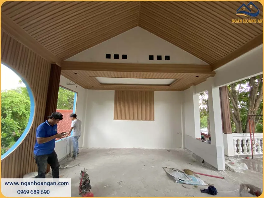 Ngân Hoàng An là Đại Lý Thi Công Ốp Trần Lam Sóng Uy Tín Tại Quận 5