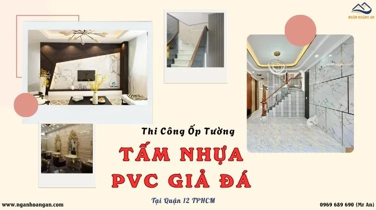Thi Công Tấm Ốp Tường PVC Giả Đá Uy Tín 