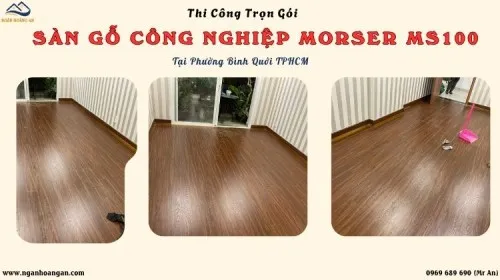 Thi Công Uy Tín Sàn Gỗ Morser MS100 Tại Phường Bình Quới TPHCM