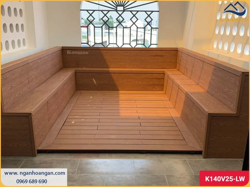 Thi Công Lót Sàn Gỗ Ngoài Trời Giả Gỗ Ít Bụi Bẩn, Tiết Kiệm Thời Gian