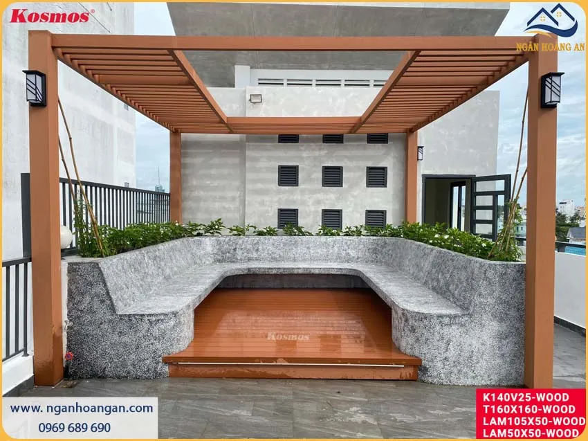 Lắp Đặt Sàn Gỗ Nhựa Composite Tăng Giá Trị Thẩm Mỹ Khu Vườn