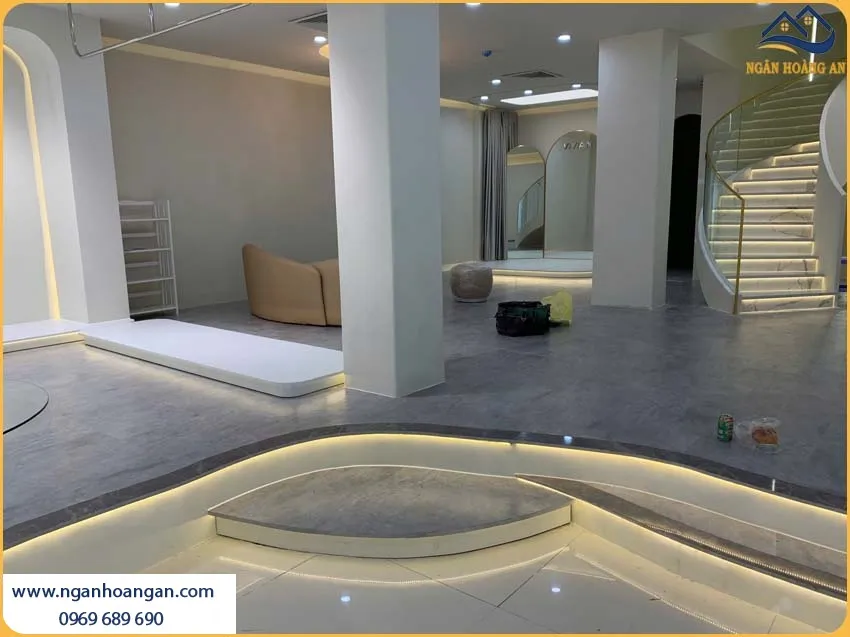Điểm Nhất Cho Sảnh Chờ Bằng Sàn Nhựa Dán Keo Mới Mẻ