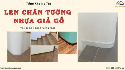Tổng Kho Len Chân Tường Nhựa PVC Giả Gỗ Uy Tín Tại Long Thành Đồng Nai