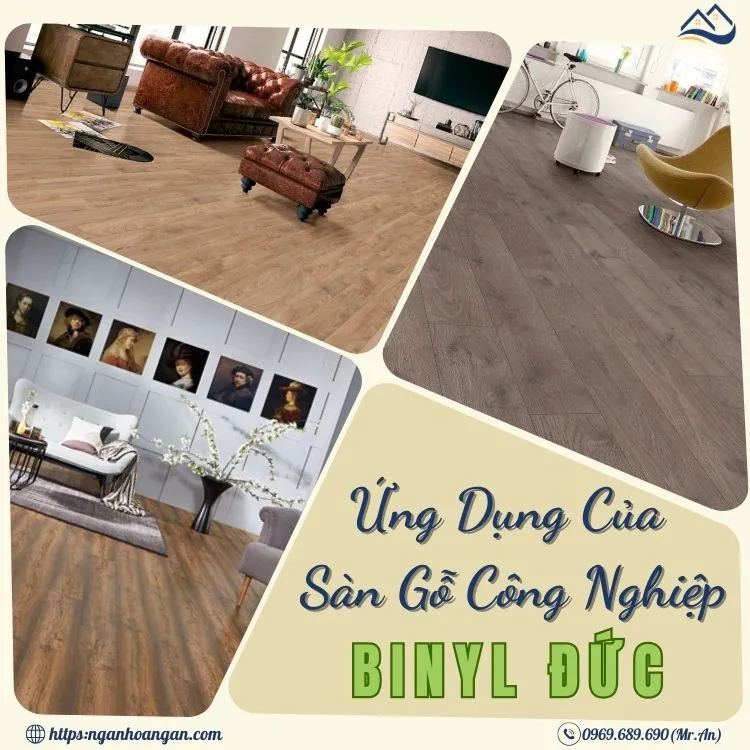 Ứng Dụng Của Sàn Gỗ Công Nghiệp Binyl Đức Cho Nội Thất