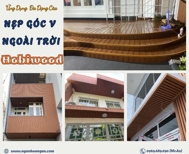 Ứng Dụng Của Nẹp Góc V Hobiwood Cho Ngoại Thất Ứng Dụng Của Nẹp Góc V Hobiwood Cho Ngoại Thất