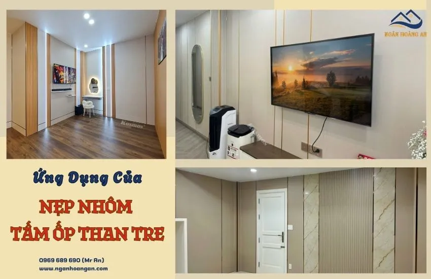 Ứng Dụng Của Phụ Kiện Nẹp Nhôm Tấm Ốp Than Tre Kosmos