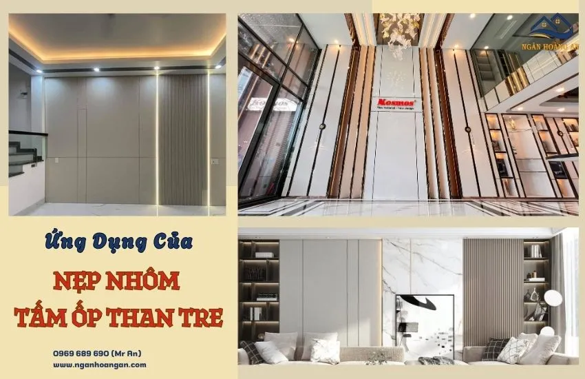 Ứng Dụng Của Phụ Kiện Nẹp Nhôm Tấm Ốp Than Tre Kosmos