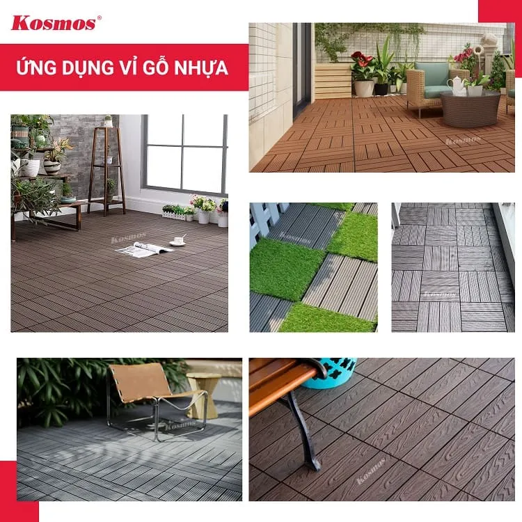 Ứng Dụng Của Vỉ Gỗ Nhựa Ngoài Trời 