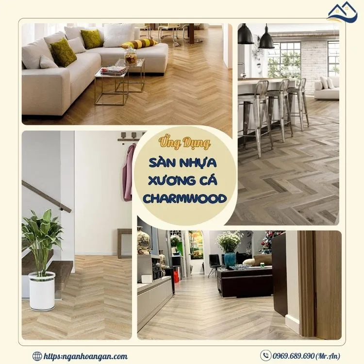 Ứng Dụng Đa Dạng Của Sàn Nhựa Hèm Khoá Xương Cá Charmwood