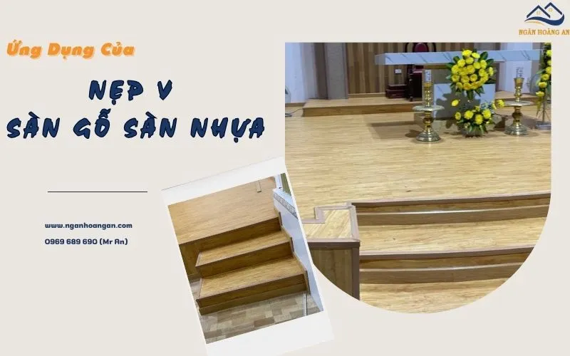Ứng Dụng Nẹp V Giả Vân Gỗ