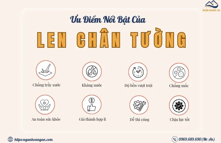 Ưu Điểm Nổi Bật Của Len Chân Tường 