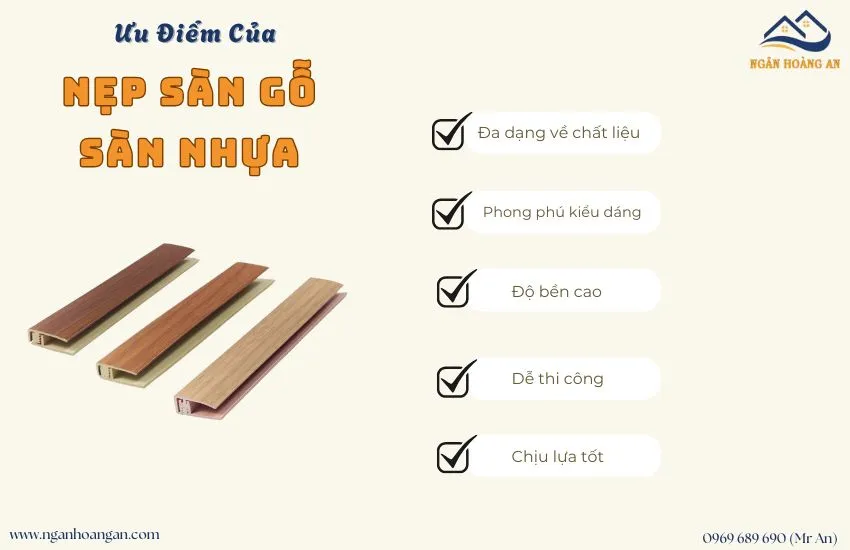 Ưu Điểm Của Nẹp Sàn Gỗ Sàn Nhựa