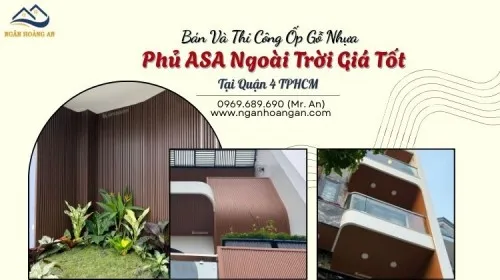 Bán Và Thi Công Ốp Gỗ Nhựa Phủ ASA Ngoài Trời Giá Tốt Tại Quận 4 TPHCM