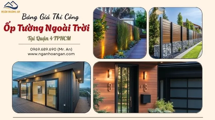 Bảng Báo Giá Thi Công Trọn Gói Tấm Ốp Ngoài Trời Tại Quận 4