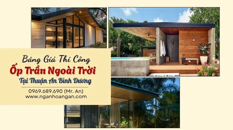 Bảng Giá Ốp Trần Gỗ Nhựa Ngoài Trời Tại Thuận An