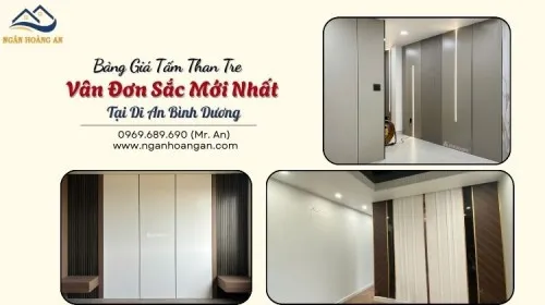 Bảng Giá Tấm Than Tre Vân Đơn Sắc Mới Nhất Tại Dĩ An Bình Dương