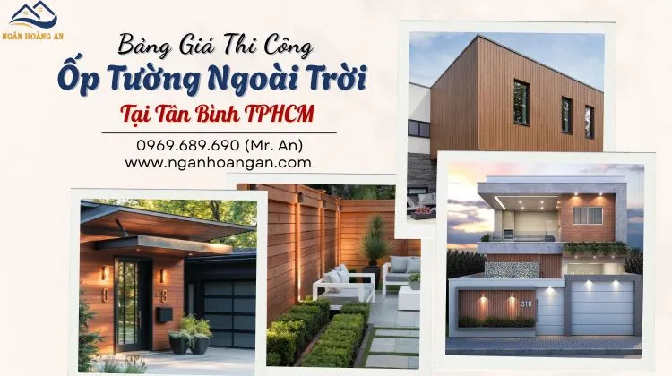 Bảng Giá Thi Công Hoàn Thiện Ốp Tường Ngoài Trời