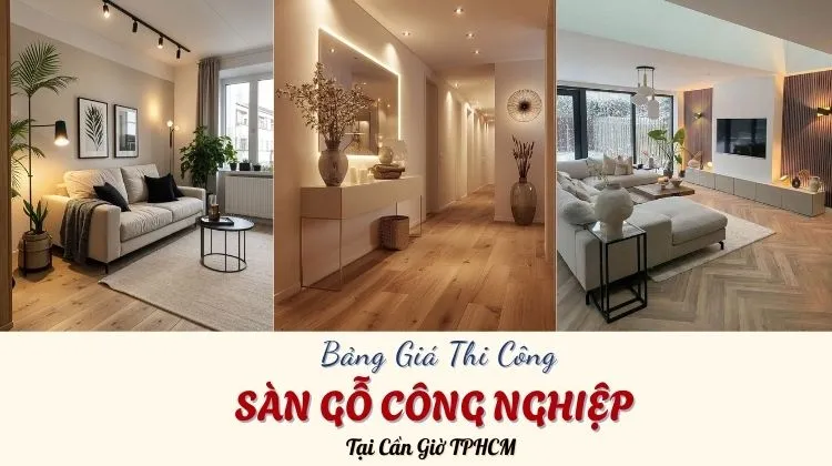 Bảng Giá Thi Công Hoàn Thiện Sàn Gỗ Công Nghiệp Tại Cần Giờ
