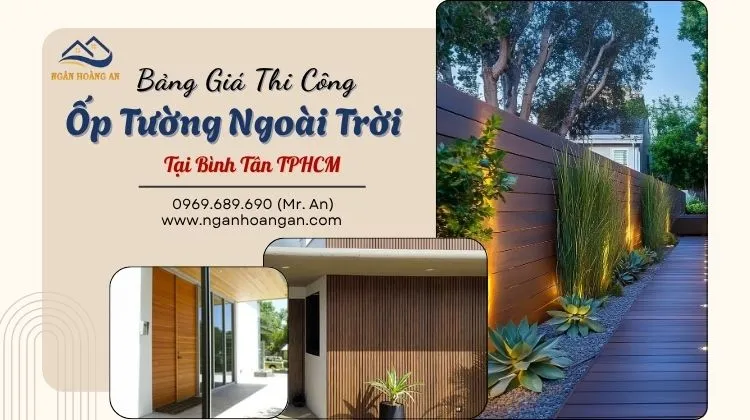Bảng Giá Thi Công Hoàn Thiện Tấm Ốp Tường Ngoài Trời Tại Bình Tân