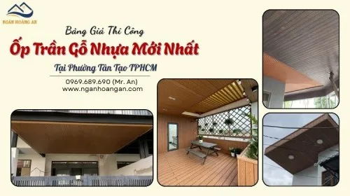 Bảng Giá Thi Công Ốp Trần Gỗ Nhựa Mới Nhất Tại Phường Tân Tạo TPHCM