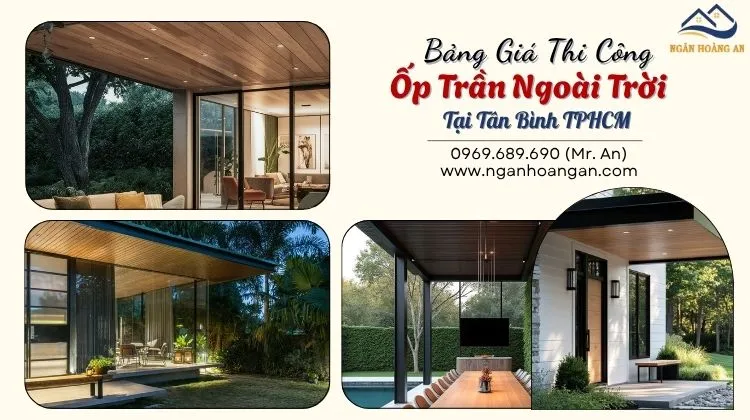 Bảng Giá Thi Công Ốp Trần Gỗ Nhựa Ngoài Trời Tại Tân Bình