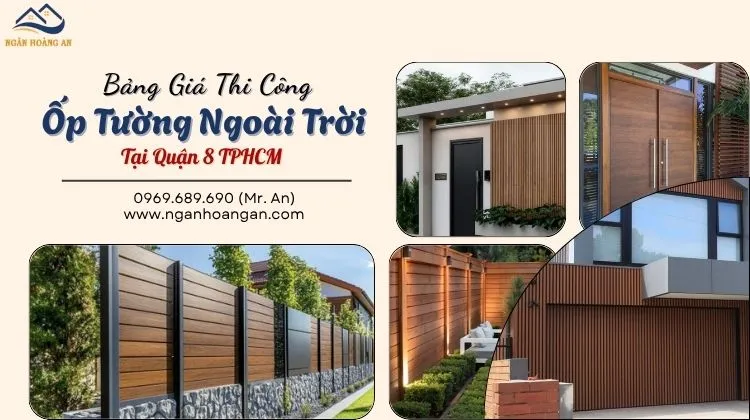 Bảng Giá Thi Công Ốp Tường Gỗ Nhựa Ngoài Trời Tại Quận 8