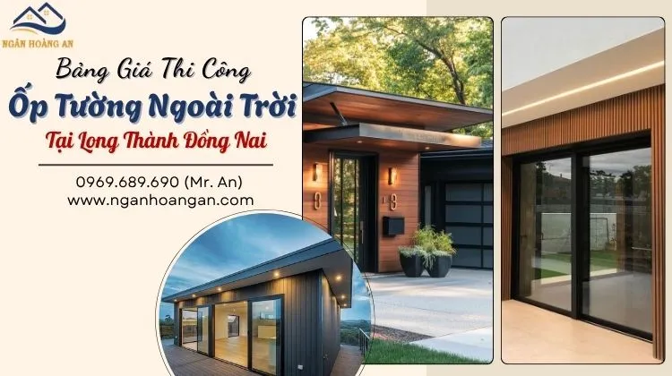 Bảng Giá Thi Công Ốp Tường Ngoài Trời Giá Tốt Tại Long Thành