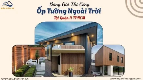 Dịch Vụ Thi Công Trọn Gói Ốp Tường Ngoài Trời Tại Quận 11 TPHCM