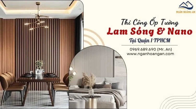 Bảng Giá Thi Công Trọn Gói Ốp Tường Lam Sóng Nano