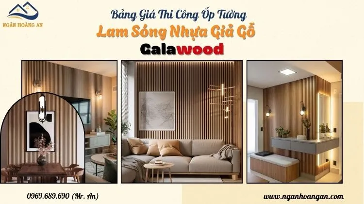 Bảng Giá Trọn Gói Ốp Tường Lam Sóng Galawood Chi Tiết Nhất