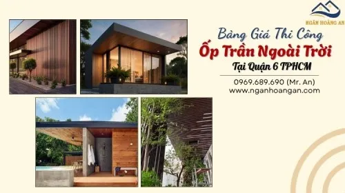 Báo Giá Thi Công Ốp Trần Lam Sóng Gỗ Nhựa Ngoài Trời Tại Quận 6 TPHCM