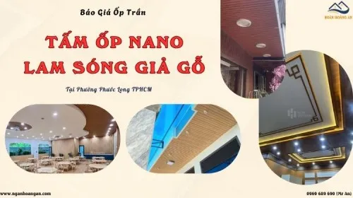 Báo Giá Ốp Trần Nano Và Lam Sóng Giả Gỗ Tại Phường Phước Long TPHCM