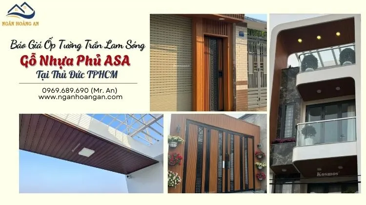 Báo Giá Ốp Tường Trần Lam Sóng Gỗ Nhựa Phủ ASA Tại Thủ Đức TPHCM