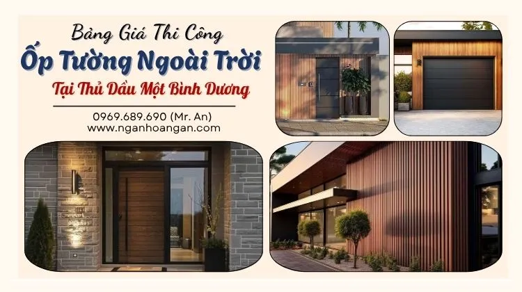 Báo Giá Ốp Tường Trọn Gói Ngoài Trời Tại Thủ Dầu Một