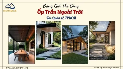 Thi Công Ốp Trần Lam Sóng Ngoài Trời Uy Tín Tại Quận 12 TPHCM