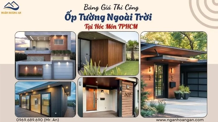 Báo Giá Thi Công Ốp Tường Ngoài Trời Tại Hóc Môn