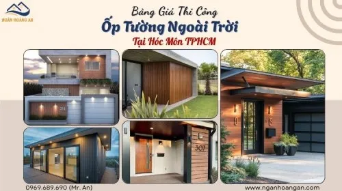 Cung Cấp Và Thi Công Ốp Tường Gỗ Nhựa Ngoài Trời Tại Hóc Môn TPHCM