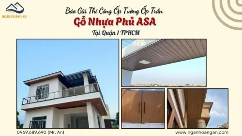 Báo Giá Thi Công Ốp Tường Ốp Trần Gỗ Nhựa Phủ ASA Tại Quận 1 TPHCM