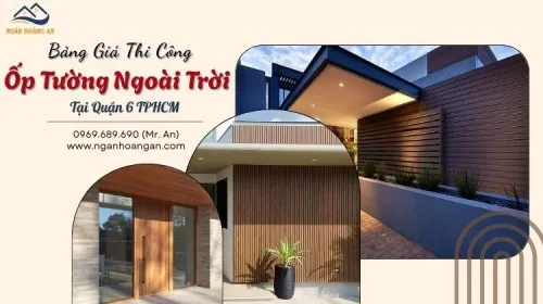 Thi Công Ốp Tường Gỗ Nhựa Ngoài Trời Quận 6 Không Phát Sinh Phí