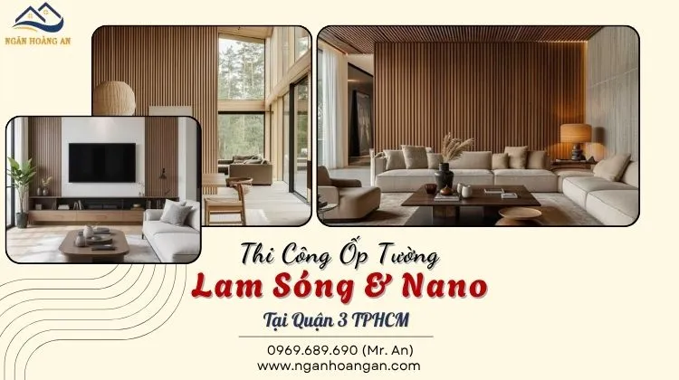 Báo Giá Trọn Gói Thi Công Ốp Tường Lam Sóng Nhựa Giả Gỗ
