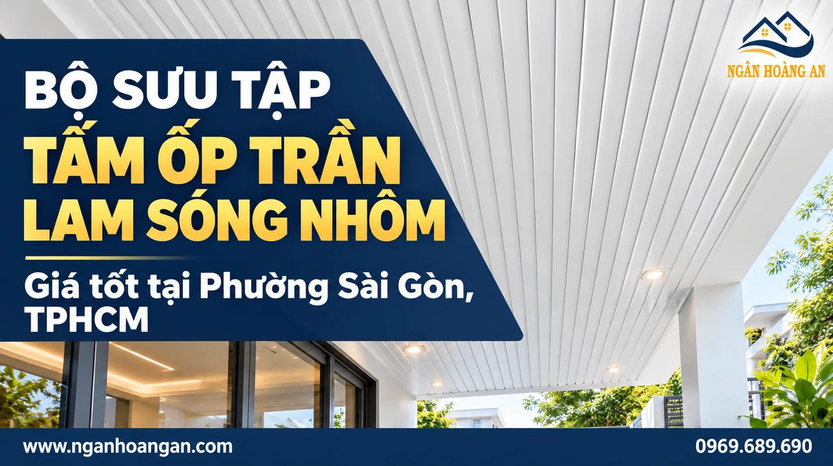 Bộ Sưu Tập Tấm Ốp Trần Lam Sóng Nhôm Giá Tốt Tại Phường Sài Gòn TPHCM