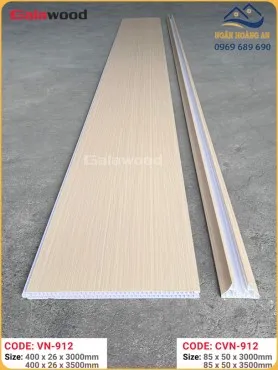 Bộ Vách Ngăn 2 Mặt Nhựa Giả Gỗ Galawood VN912