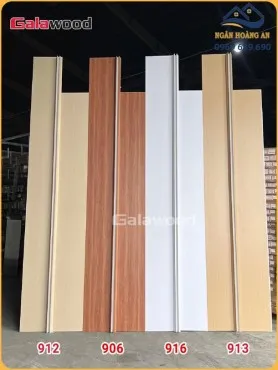 Bộ Vách Ngăn Phòng Bằng Nhựa Giả Gỗ Galawood