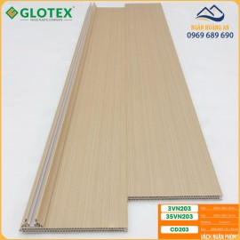 Bộ Vách Ngăn Phòng 2 Mặt Nhựa PVC Giả Gỗ Glotex VN203