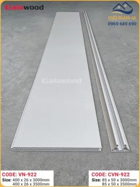 Bộ Vách Ngăn Phòng Nhựa Vân Vải PVC Galawood VN922
