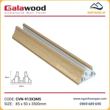 Chân Đế Vách Ngăn 2 Mặt Giả Gỗ Ngăn Phòng Galawood CVN-913X3M5
