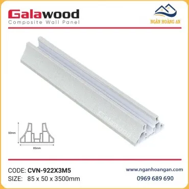 Chân Đế Vách Ngăn 2 Mặt Nhựa Giả Vân Vải Galawood CVN-922X3M5